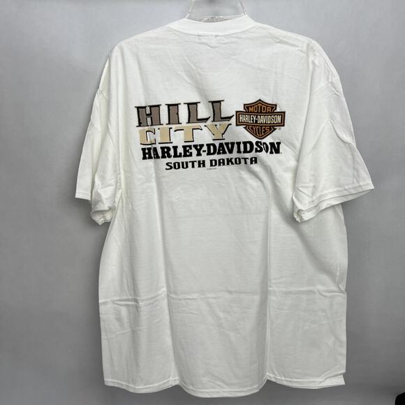 Harley Davidson 2012 Beefy R.K. Stratman Buffalo Hill City Harley T-Shirt XL NWT - Picture 6 of 9
